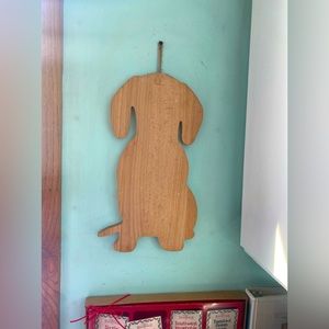 Dachshund wooden cutting board